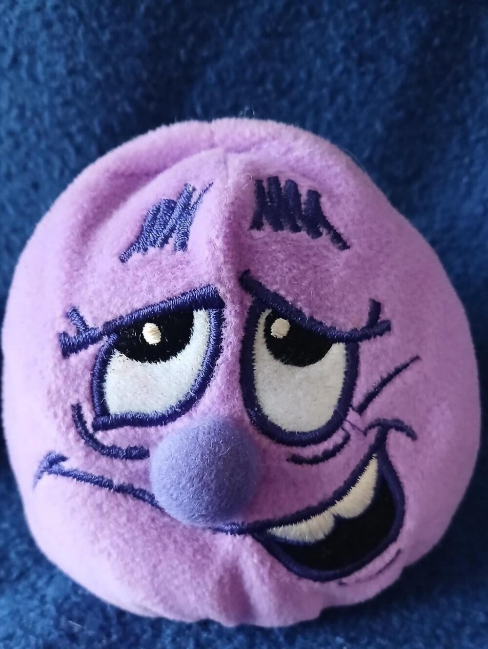 Vintage 1998 Silly Slammers Jammer Bean Bags With Attitude! Purple Design #27!